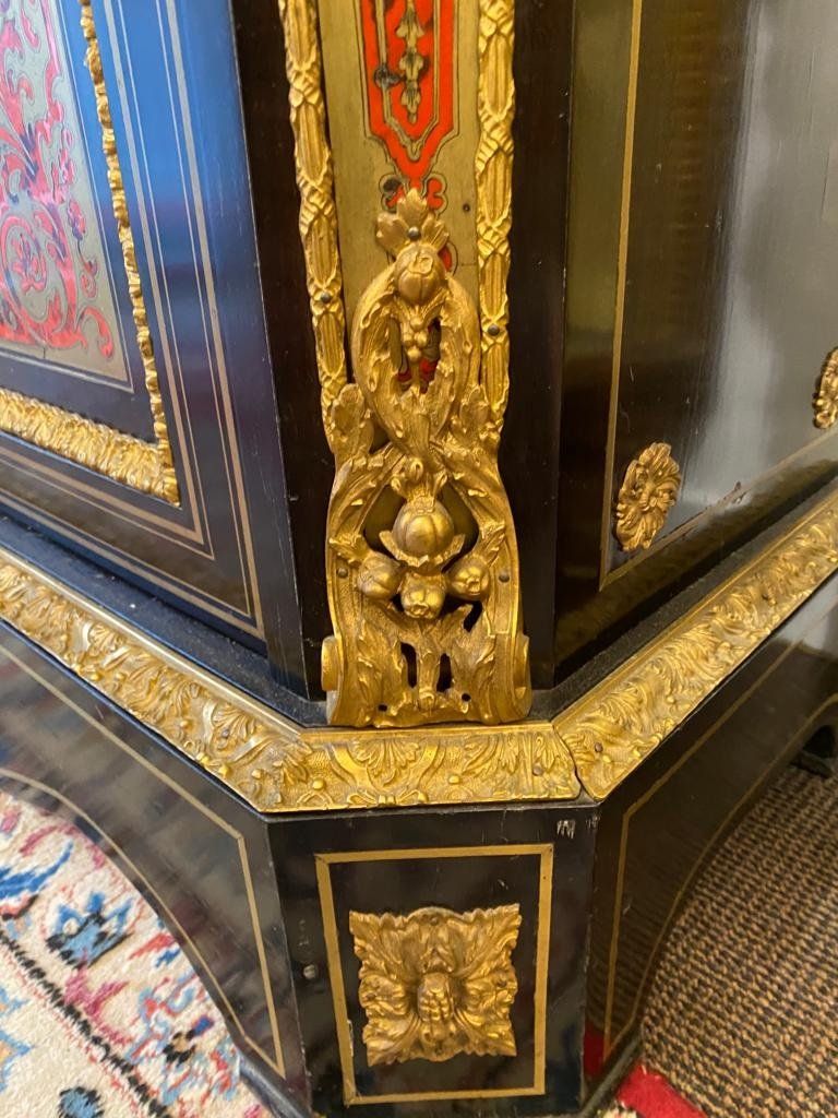Meuble à Hauteur d'Appui Boulle fin du XIXe siècle — 4