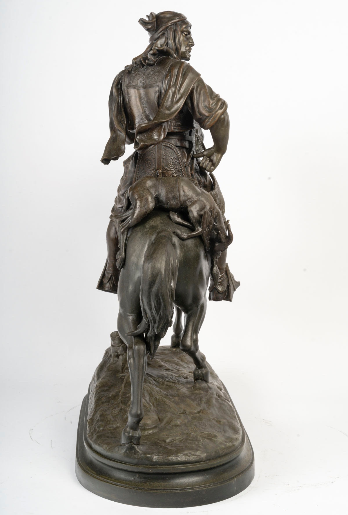 Émile Guillemin et Alfred Barye – Cavalier arabe. fin du XIXe-début du XXe siècle. — 26
