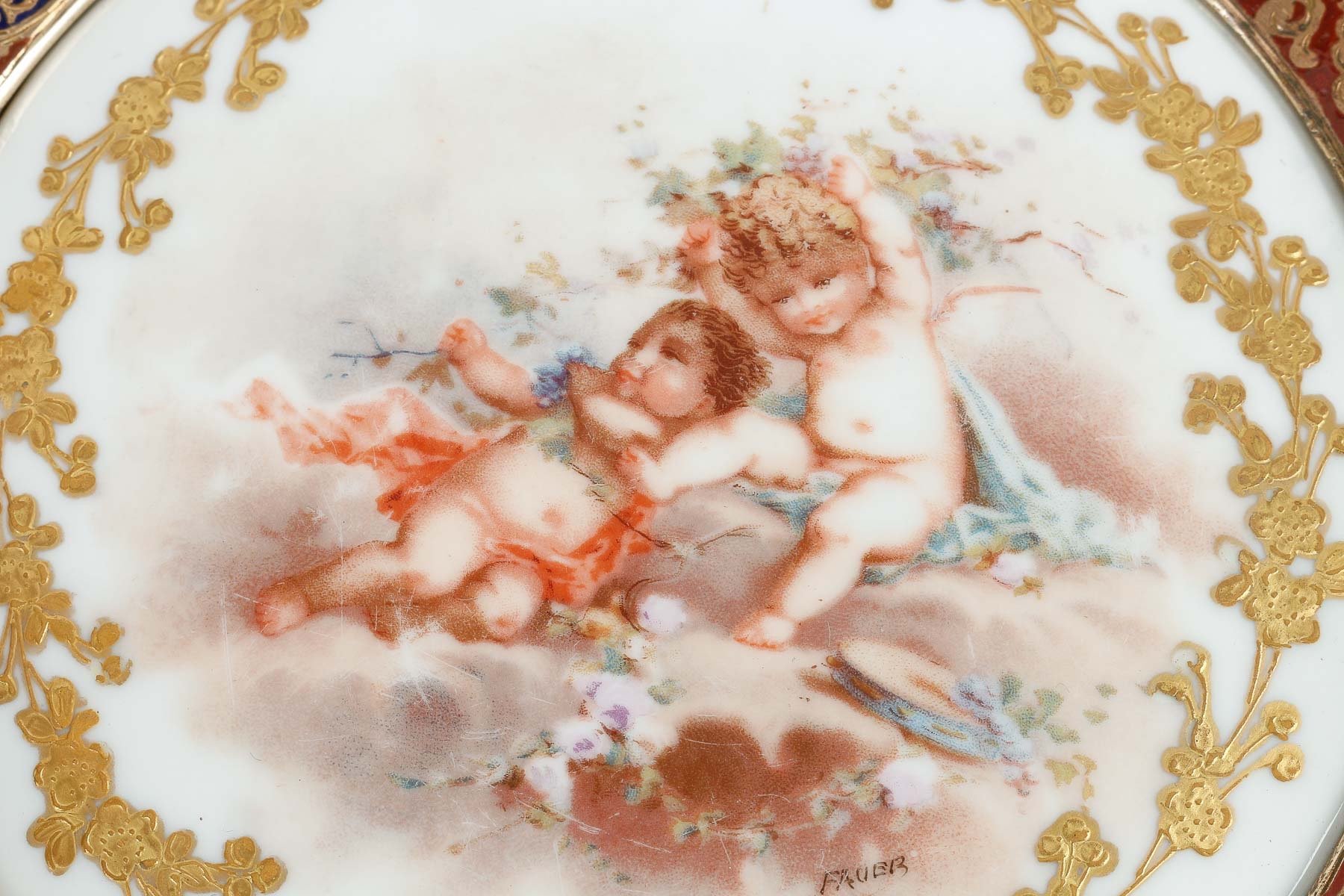 Belle coupe en bronze et émail cloisonné fin du XIXe siècle — 8