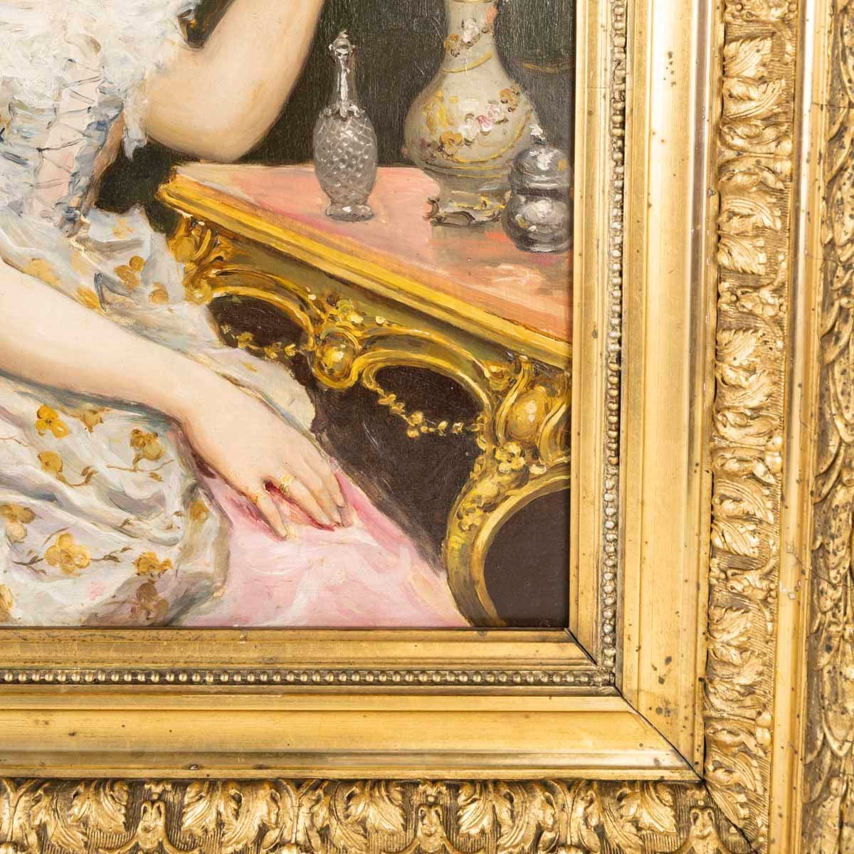 Un tableau de Carlos Alonso Perez, huile sur panneau, début du XXe siècle — 10