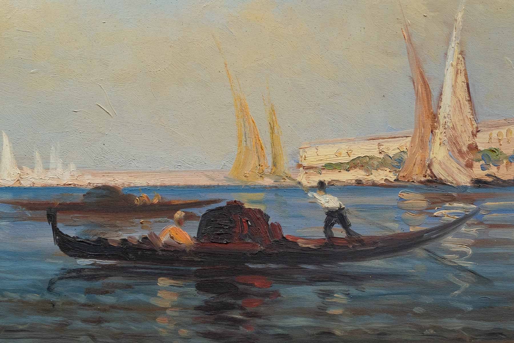 Une vue de Venise encadré fin du XIXe siècle — 5