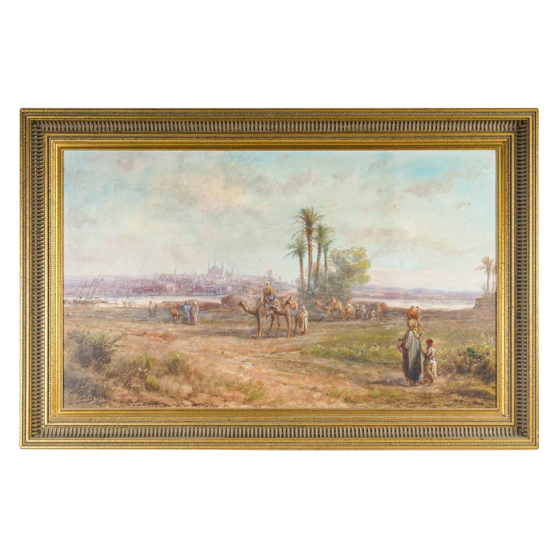 Un tableau Orientaliste P. Pascal fin du XIXe siècle — 2