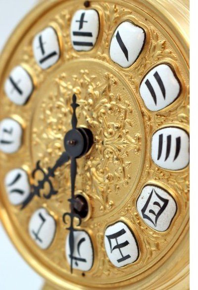Pendule en bronze doré fin du XIXe siècle — 6