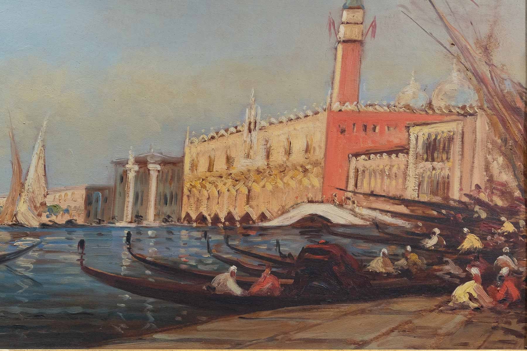 Une vue de Venise encadré fin du XIXe siècle — 4