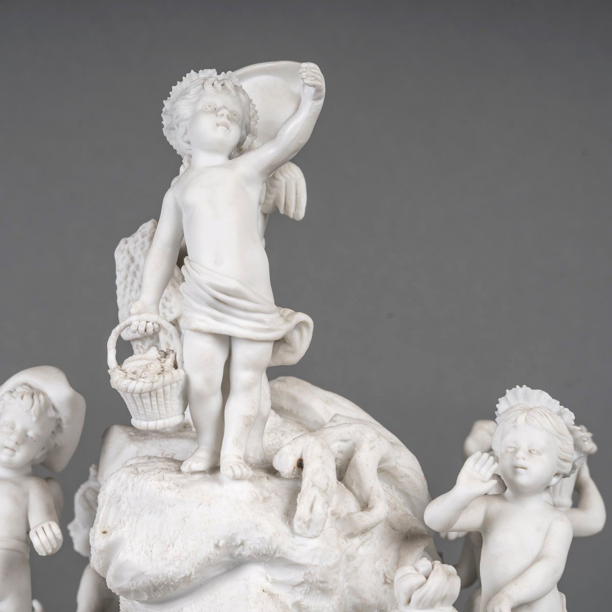 Groupe en biscuit de Sèvres la bacchanale fin du XIXe siècle — 7