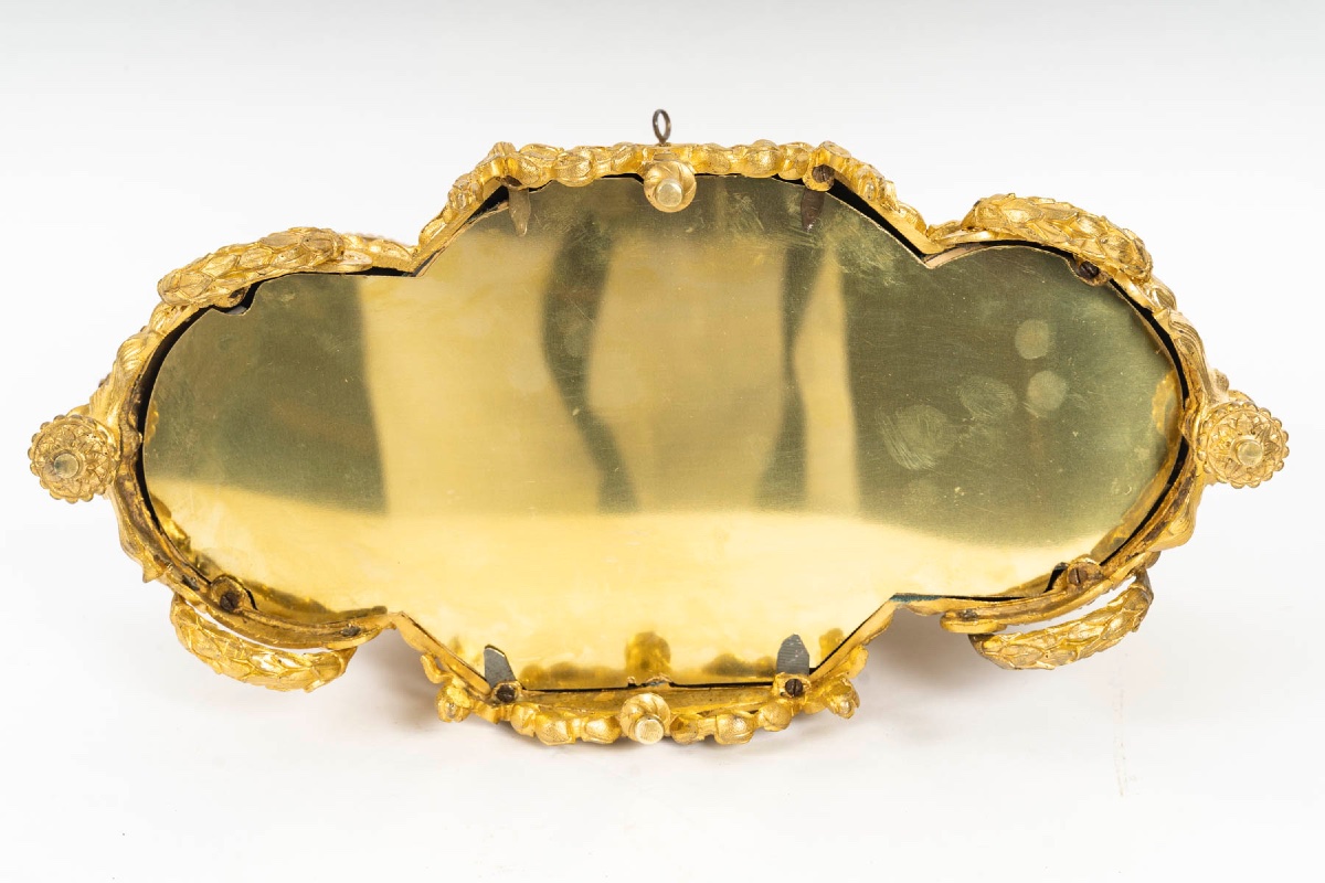 Grand coffret à bijoux en bronze doré et porcelaine, fin du XIXe siècle — 13