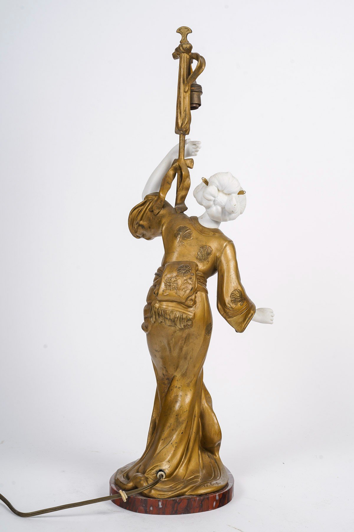 Une lampe sculpture Geisha 1900 — 5