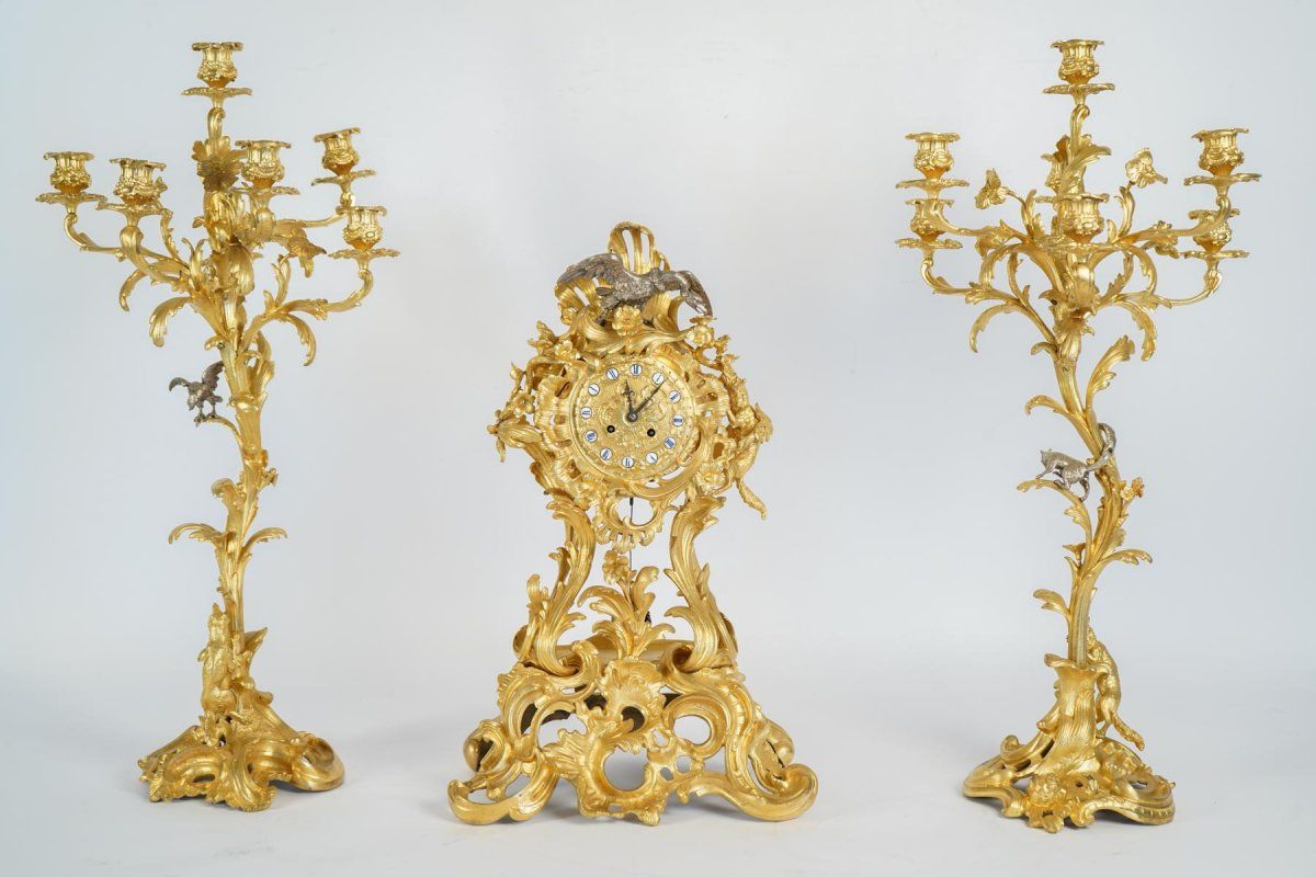 Garniture de Cheminée d'Après de la Fontaine — 3