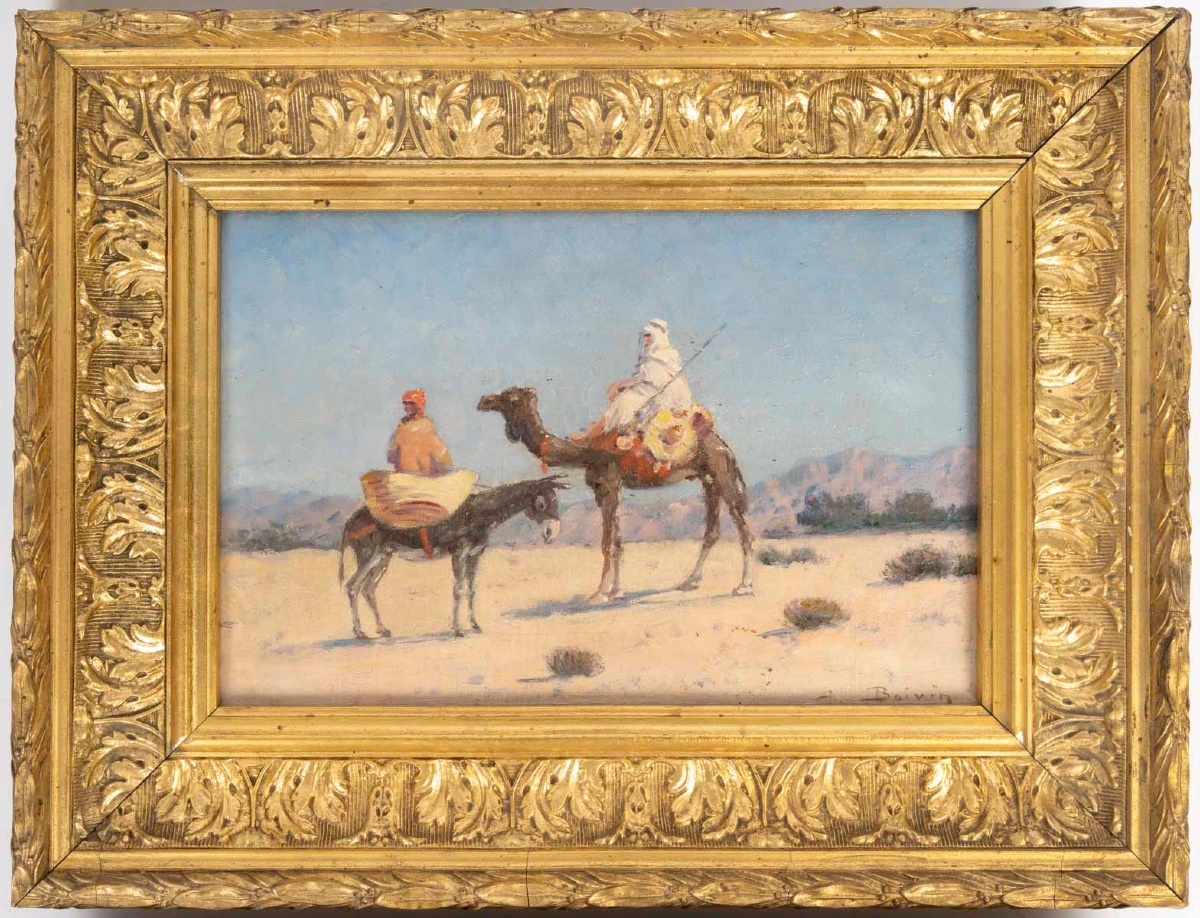 Une paire de tableaux orientalistes huile sur toile, BOIVIN — 4