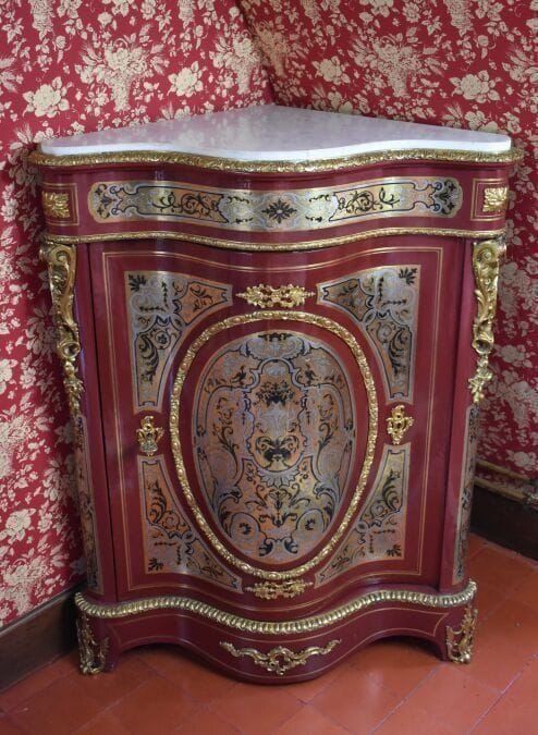 Paire d'Encoignures en marqueterie Boulle fin du XIXe siècle — 5