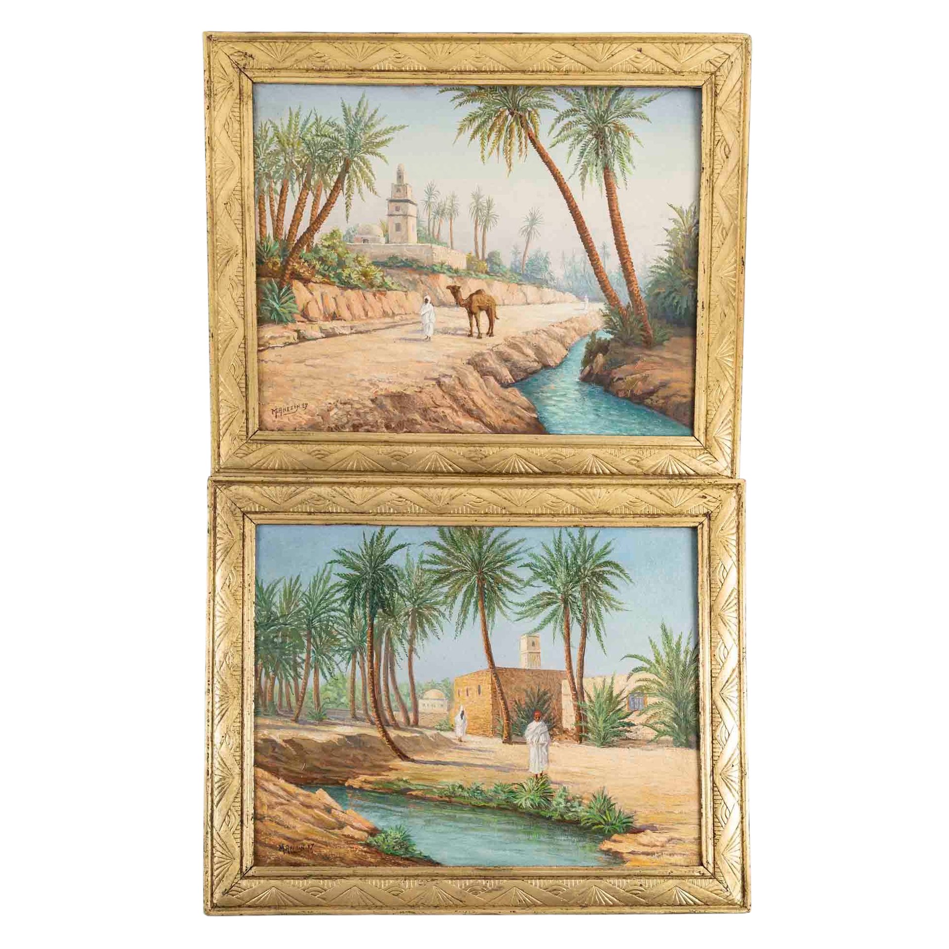 Paire de tableaux orientalistes, époque début XXè siècle — 14