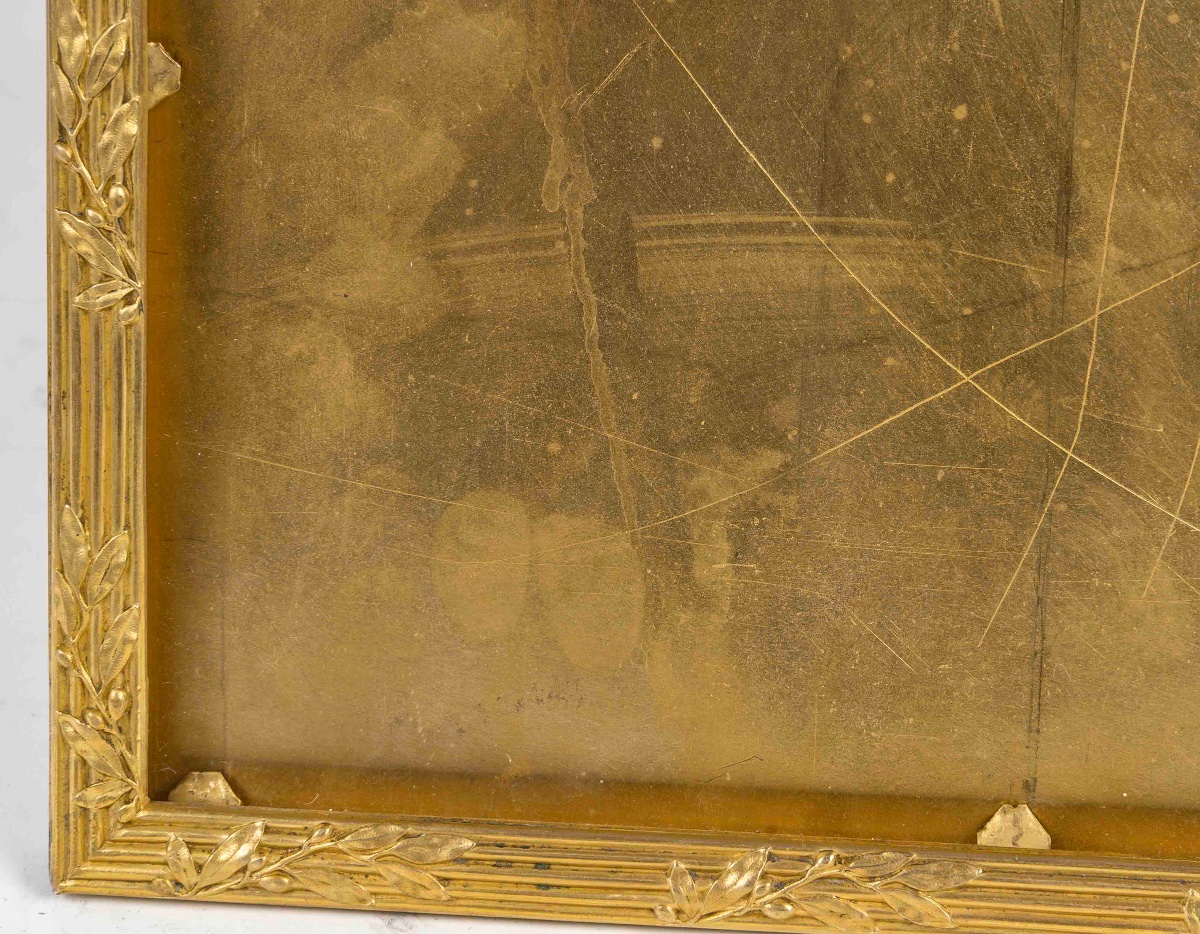 Un Cadre Photo en bronze doré, fin du XIXe siècle — 6