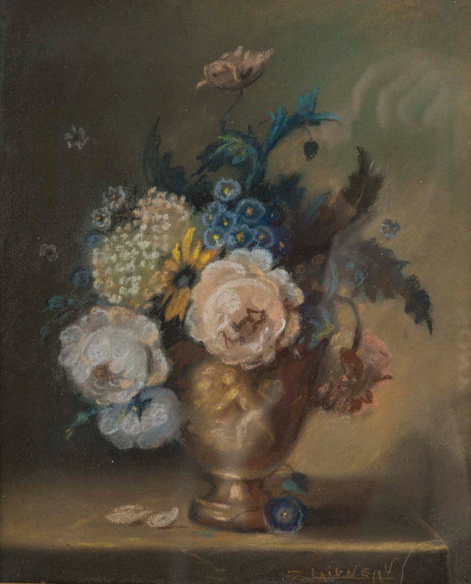 Une paire de Pastel bouquets de fleurs, Zoé LAIGNEAU — 6