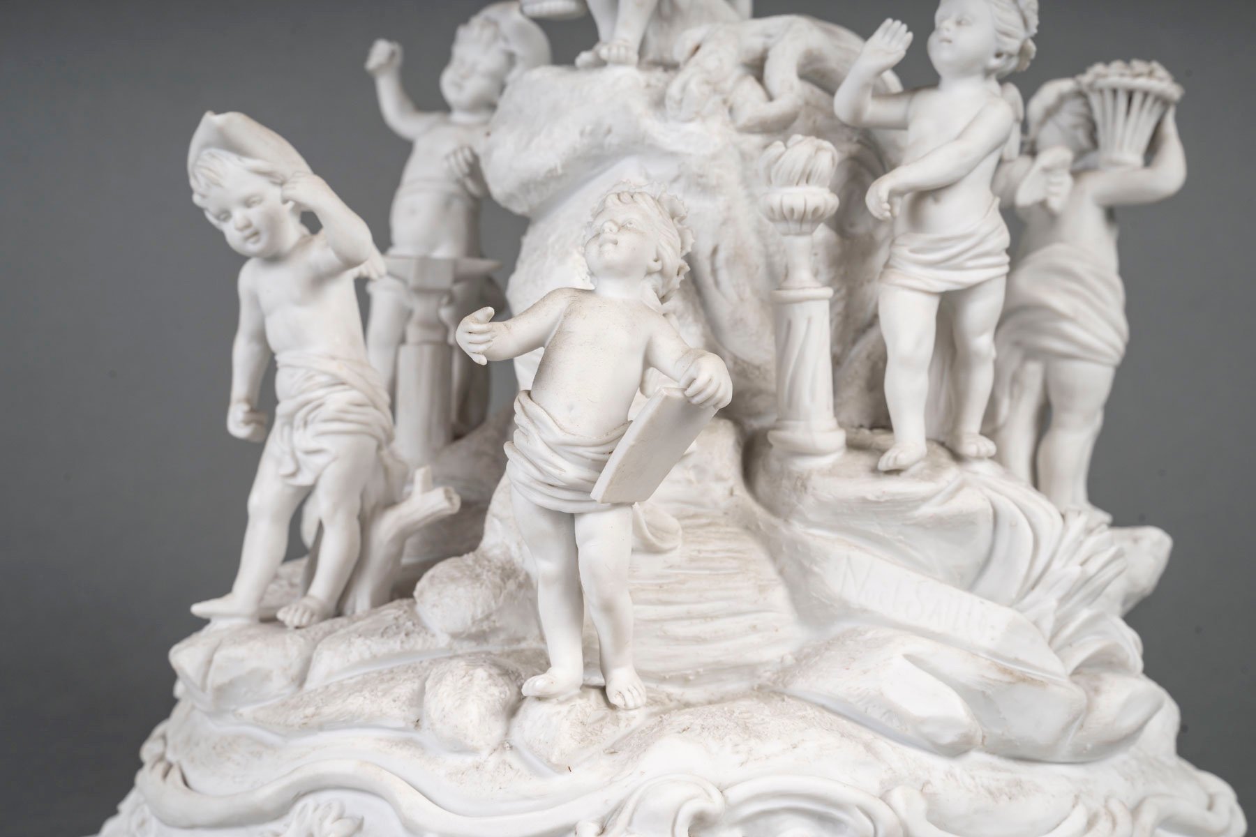 Groupe en biscuit de Sèvres la bacchanale fin du XIXe siècle — 8