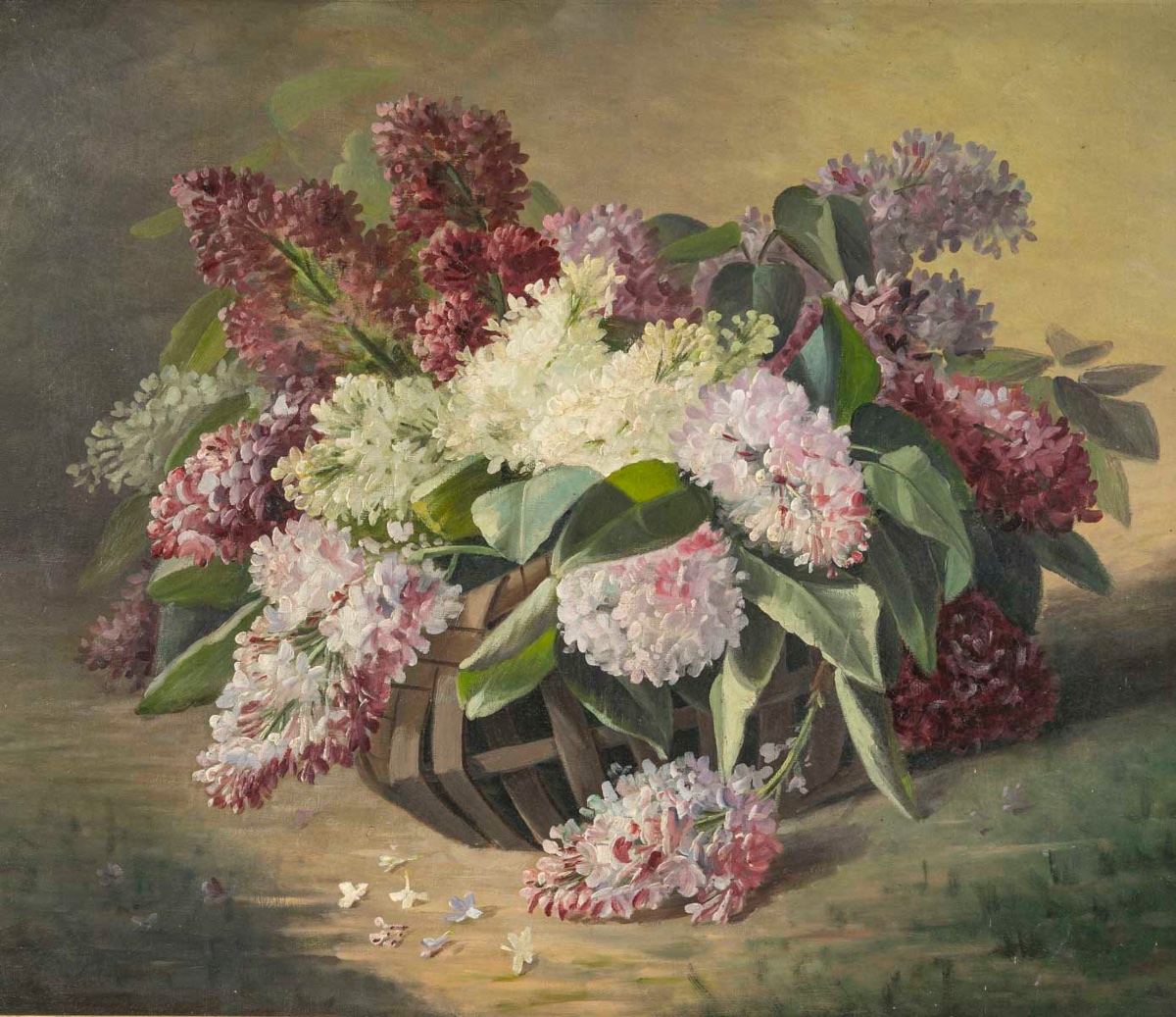Un tableau de fleurs, Hortensia - SAVAROL fin du XIXe siècle — 2