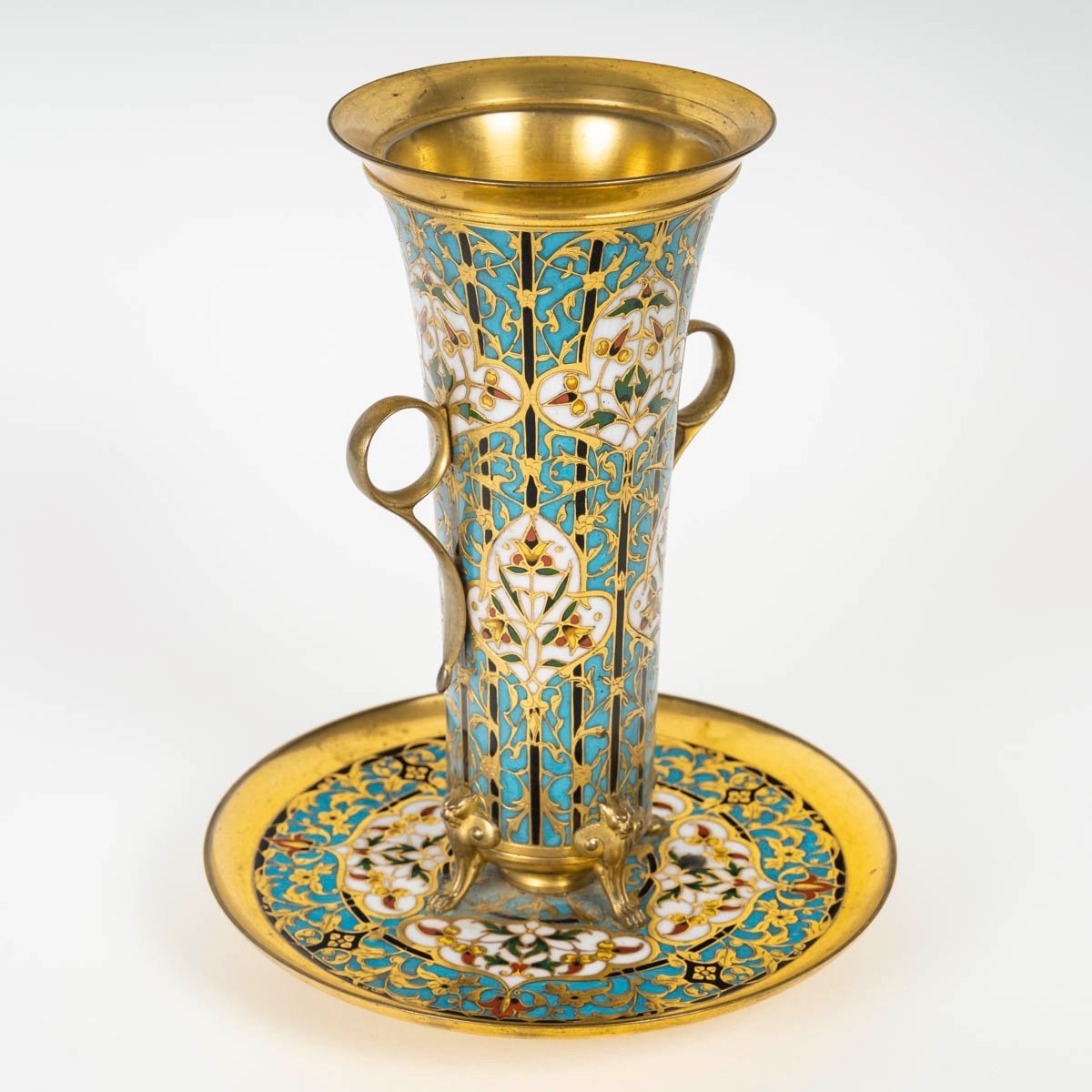 Une coupe en bronze cloisonné F.Barbedienne — 3