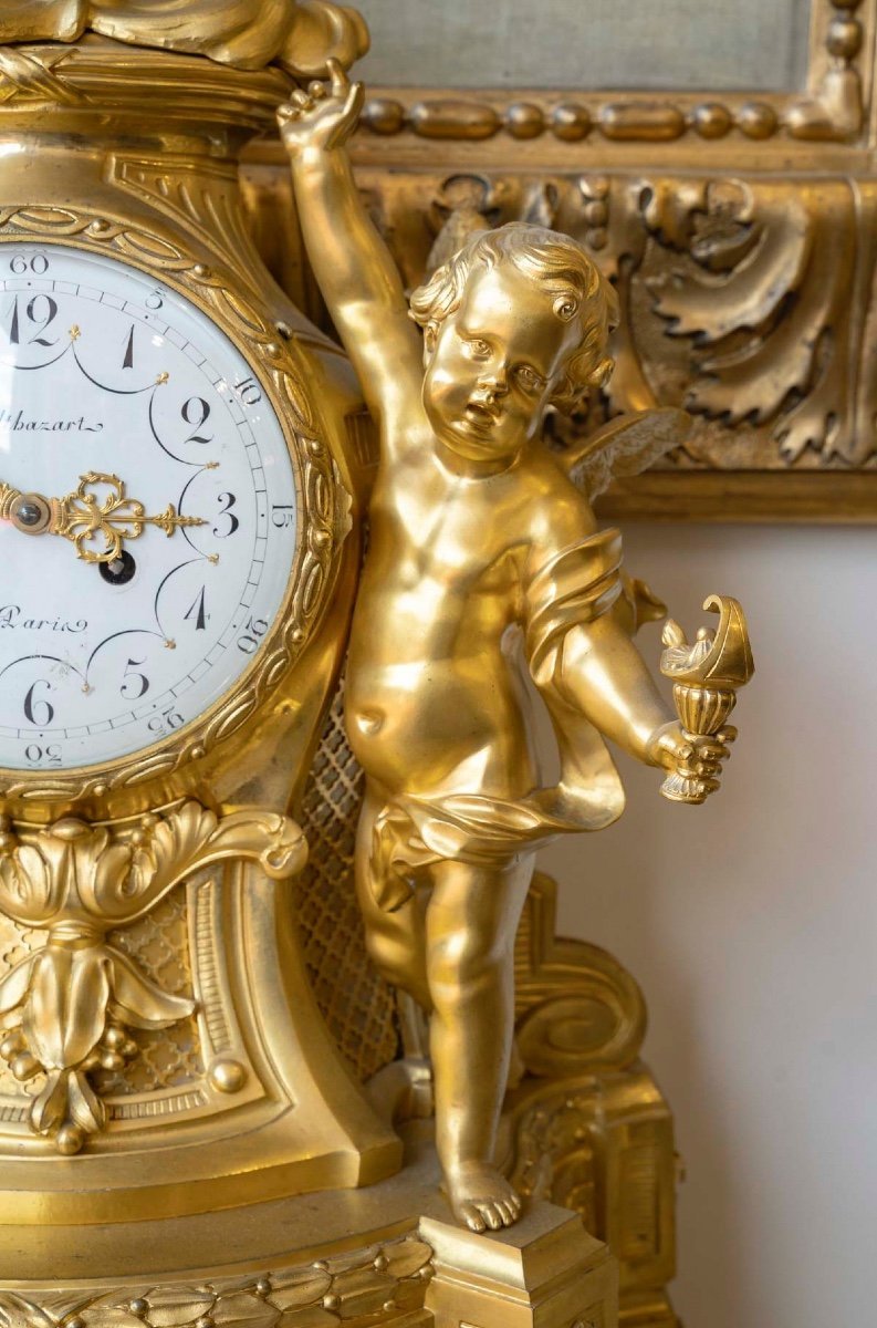 Une pendule au Coq en bronze doré époque XIXe siècle — 8
