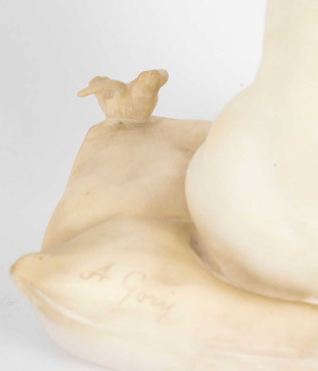 Sculpture en marbre GORY, début du XXe siècle — 9