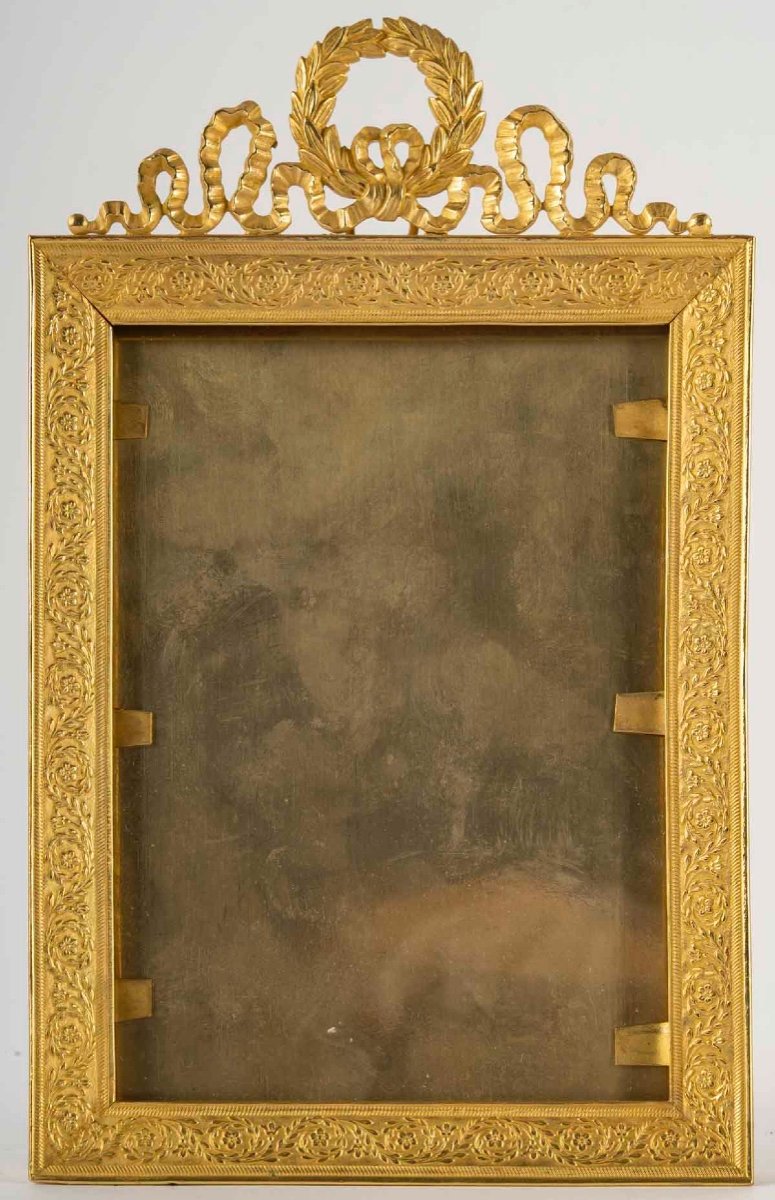 Un Cadre Photo en bronze doré, fin du XIXe siècle — 2