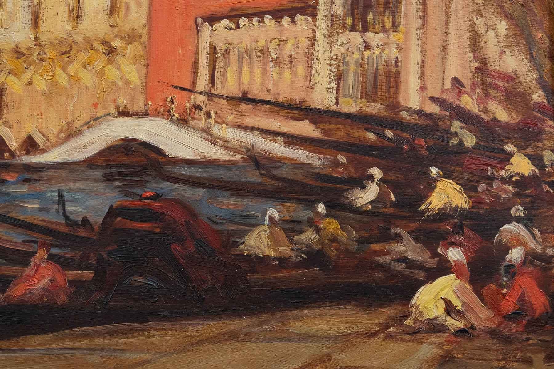Une vue de Venise encadré fin du XIXe siècle — 7