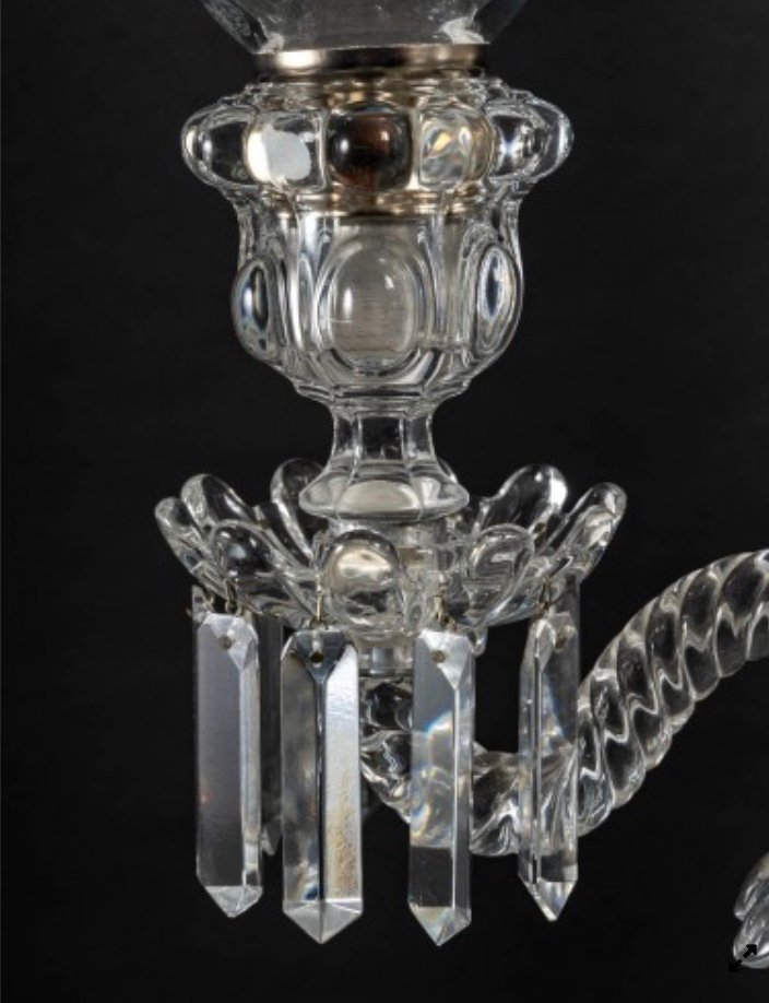Une paire de girandoles en cristal de Baccarat, fin du XIXe siècle — 5
