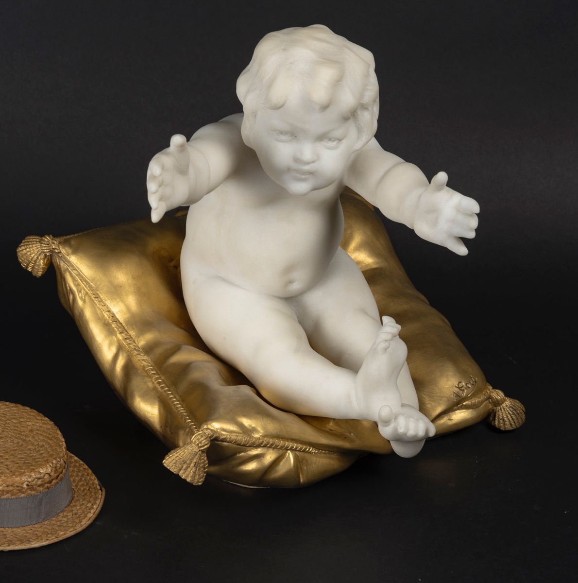 Sculpture en marbre Affortunato GORY (1895 - 1925) — 2
