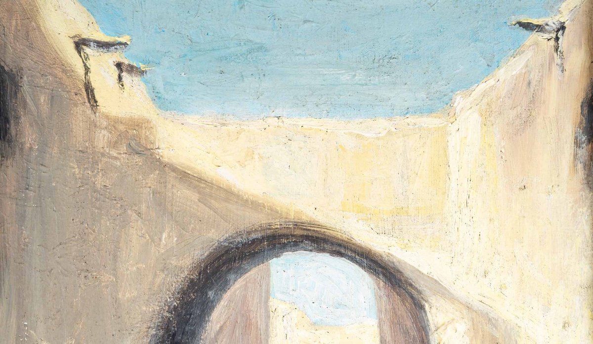 Tableau huile sur toile Marrakech début du XXe siècle — 7