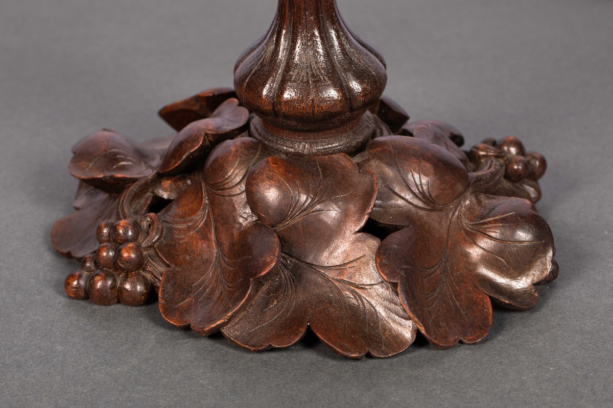 Une coupe en cristal et bois sculpté, XIXe siècle — 10