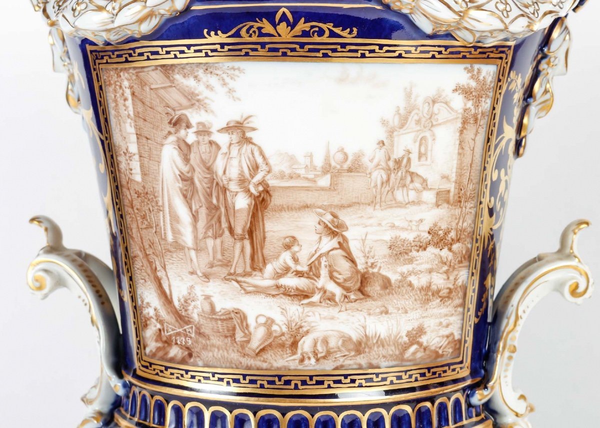 Paire de vases en porcelaine — 6