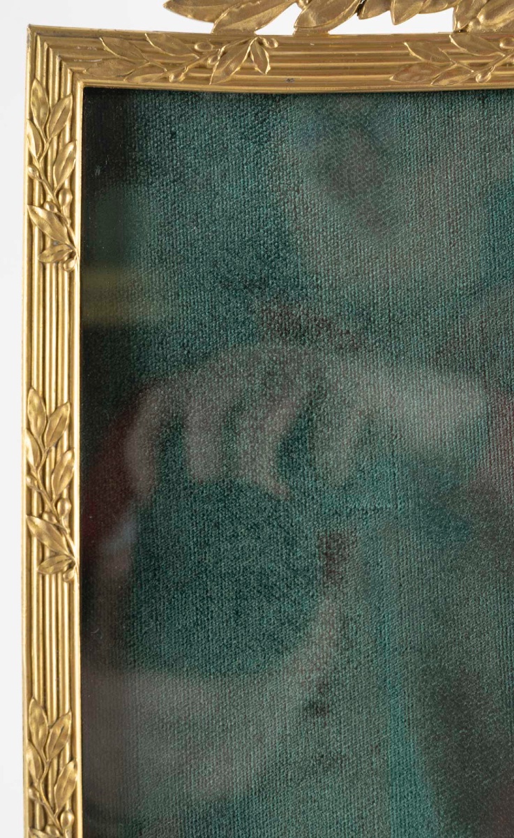 Un Cadre Photo en bronze doré, fin du XIXe siècle — 8