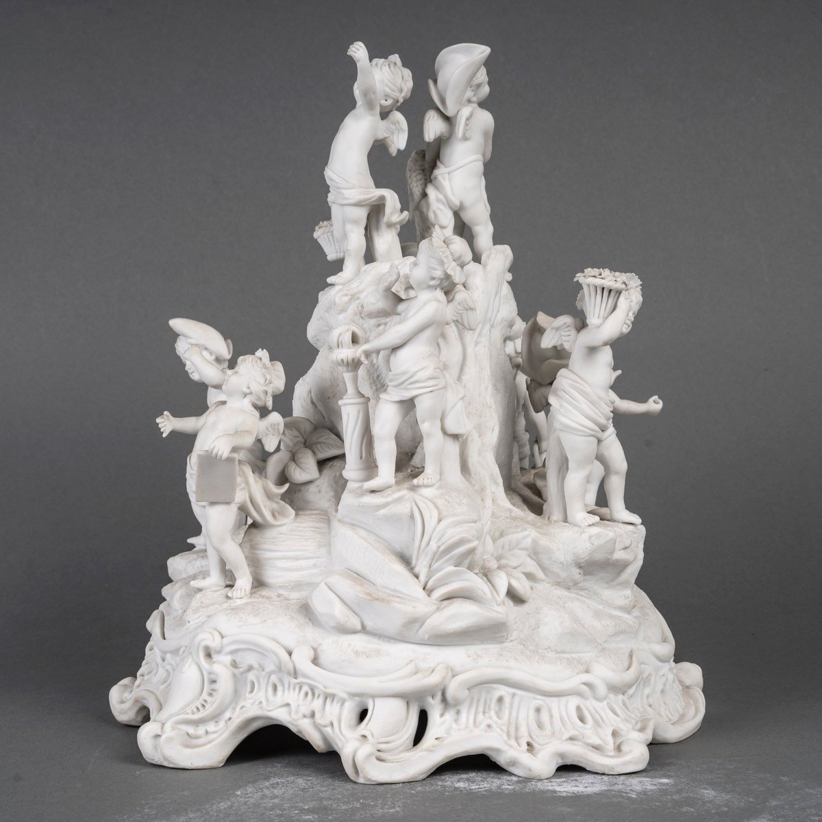 Groupe en biscuit de Sèvres la bacchanale fin du XIXe siècle — 3