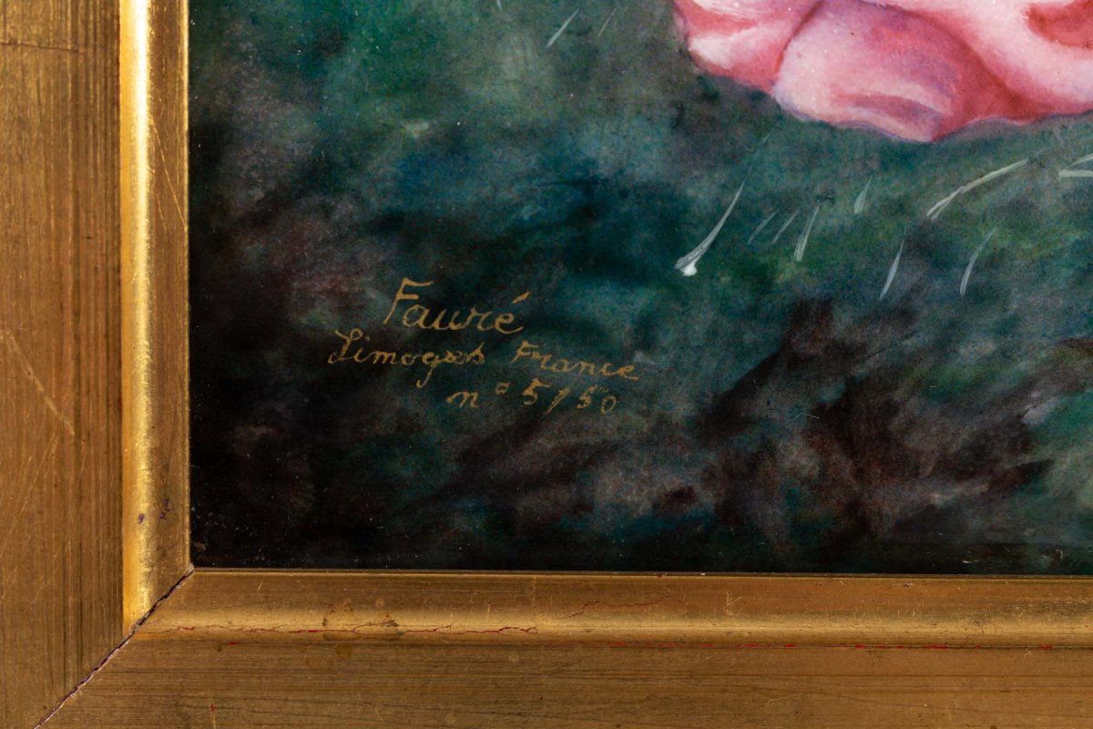 « Rendez-vous Galant » tableau en émail de Limoges — 5