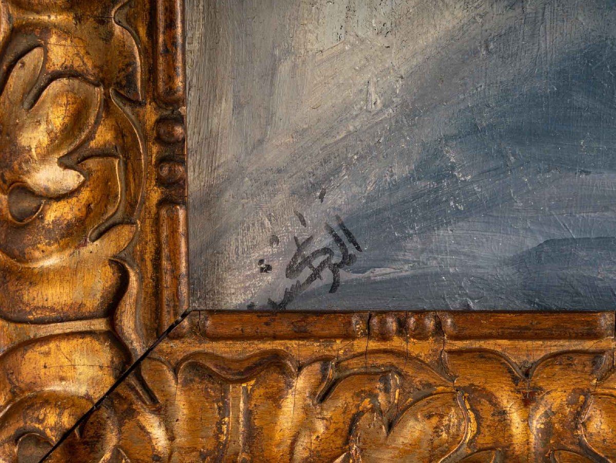 Tableau huile sur toile Marrakech début du XXe siècle — 8