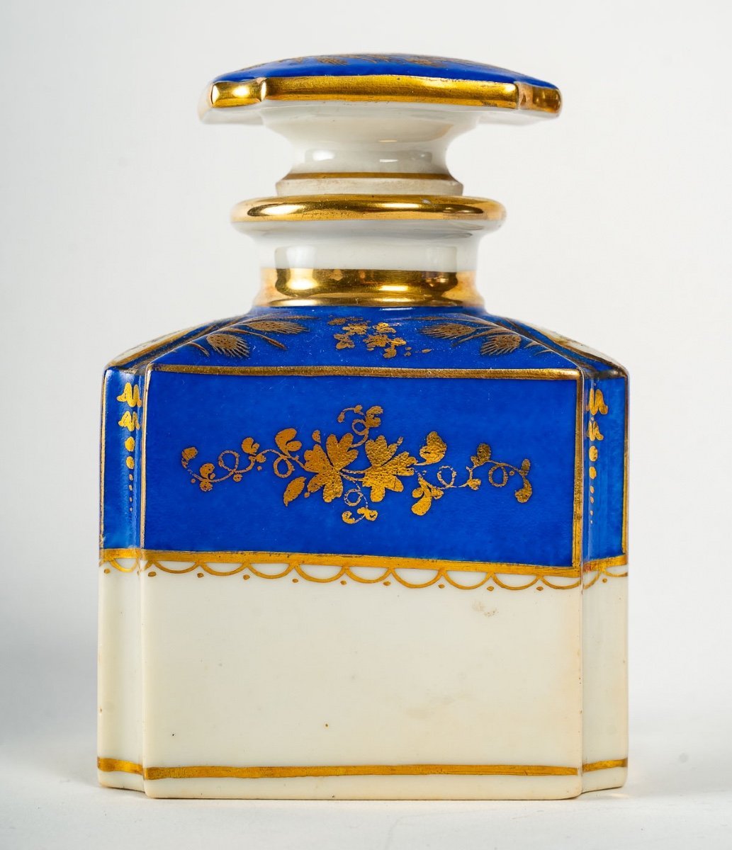 Coffret de Flacons de Parfums en ébène et marqueterie Boulle — 10