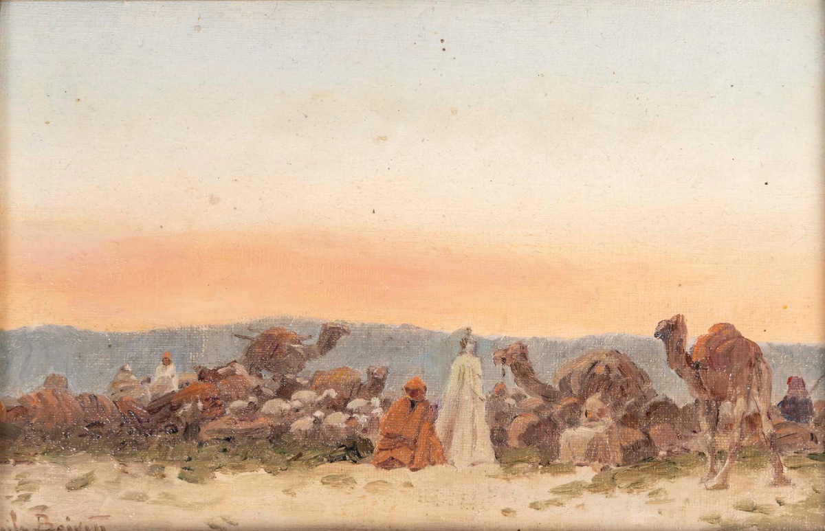 Une paire de tableaux orientalistes huile sur toile, BOIVIN — 6