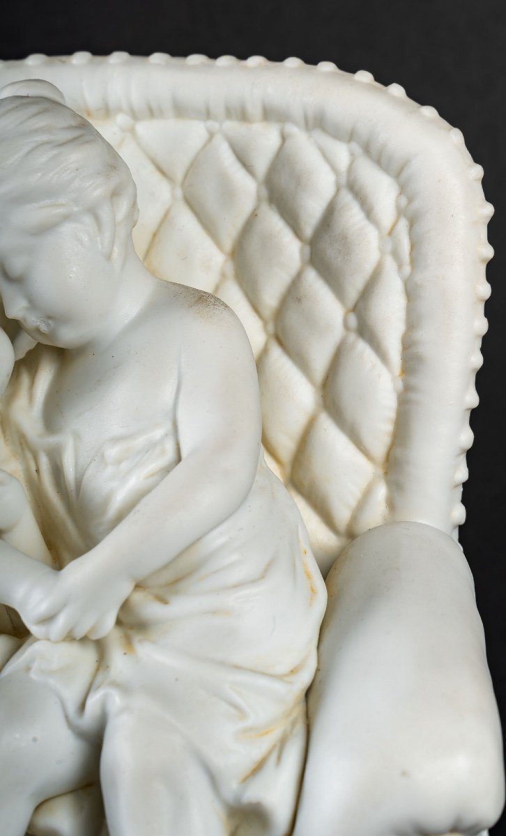 Miniature Nid en biscuit fin du XIXe siècle — 11
