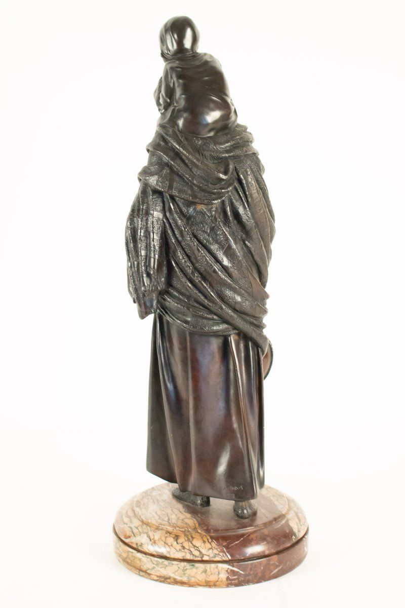 Chiparus Demetre, Statue Orientaliste en bronze à Patine Brune — 8