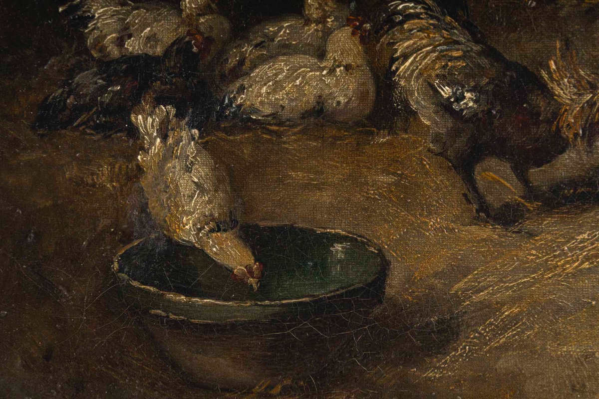Tableau de basse court Coppenolle, fin XIXè siècle — 5