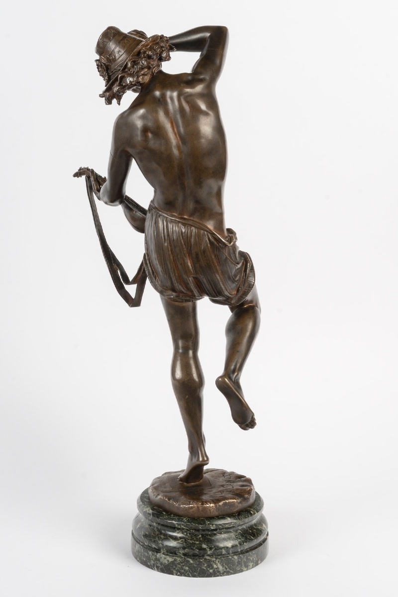 Bronze à patine brune, A. Carrier, fondeur V. Colin & Cie, Paris, fin du XIXe siècle — 7