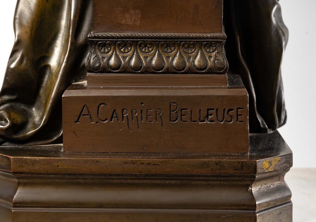 Figure en bronze Melodie d'Albert Ernest Carrier Belleuse — 10