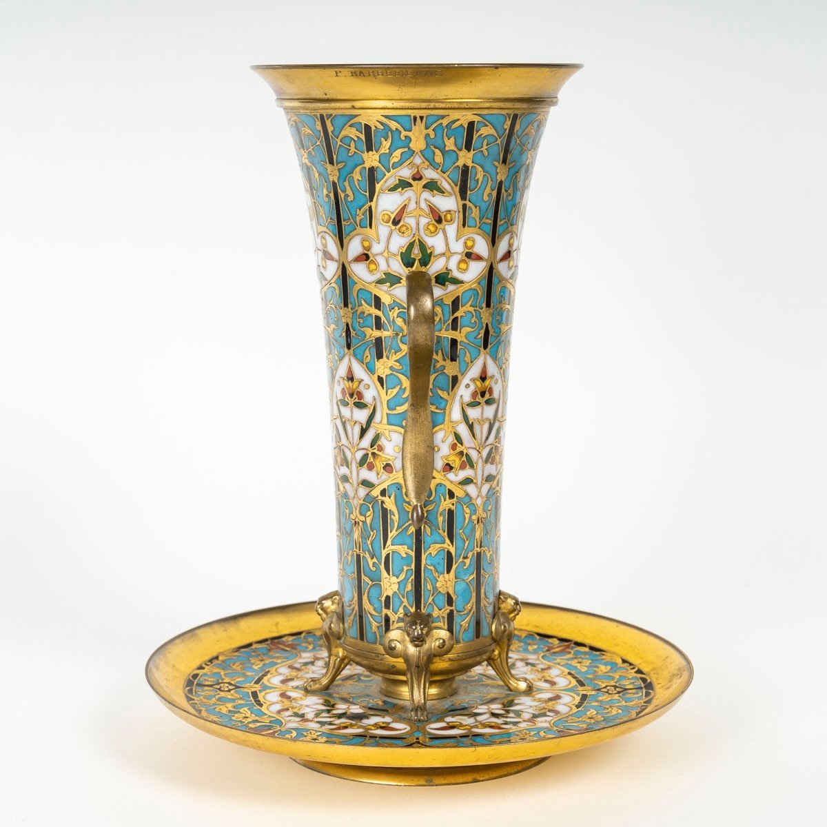 Une coupe en bronze cloisonné F.Barbedienne — 4