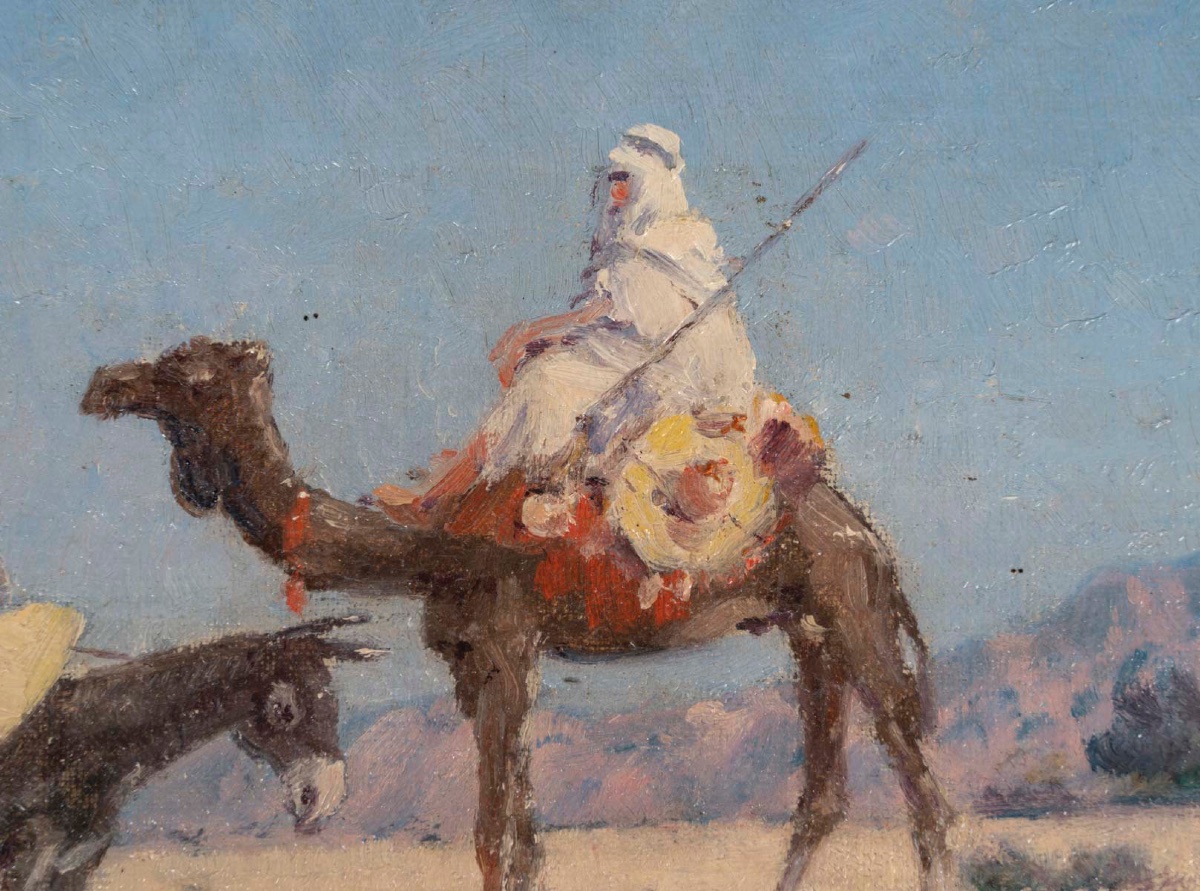 Une paire de tableaux orientalistes huile sur toile, BOIVIN — 10