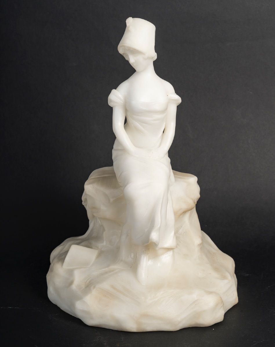 Une sculpture en albâtre, Georges Van Der Straeten, fin du XIXe siècle — 11
