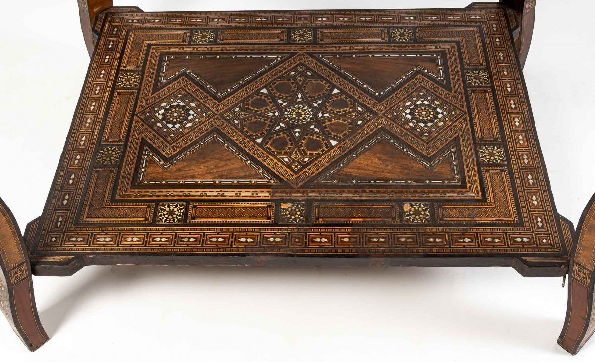 Meuble coffret à nécessaire de Toilette style Syrien fin du XIXe siècle — 7