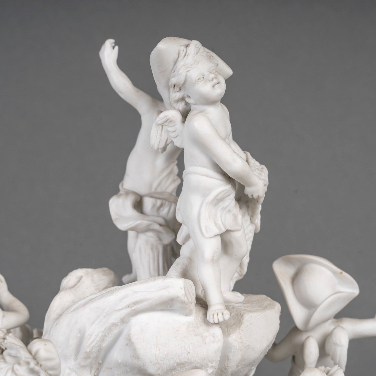 Groupe en biscuit de Sèvres la bacchanale fin du XIXe siècle — 9