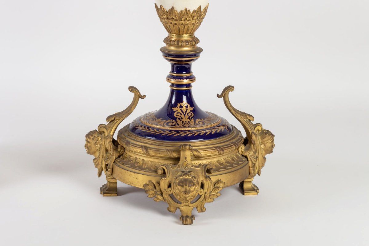 Paire de Très beaux vases en porcelaine de Sèvres XIXe siècle — 9
