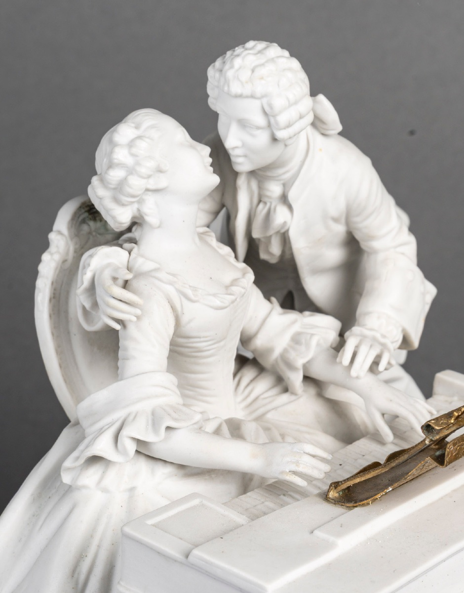 Une sculpture romantique en biscuit, fin XIXè siècle — 6