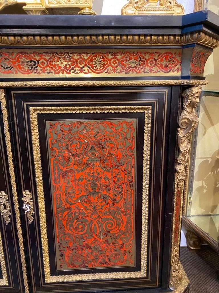 Meuble à Hauteur d'Appui Boulle fin du XIXe siècle — 6
