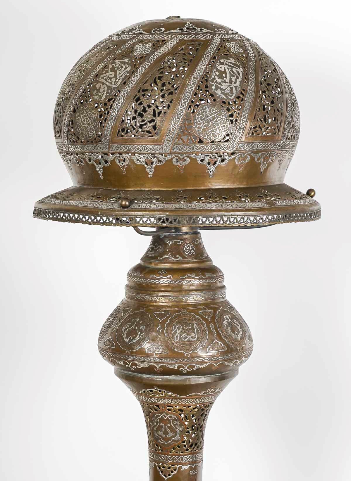 Lampadaire Syrienne en Métal Ajouré fin du XIXe siècle — 4