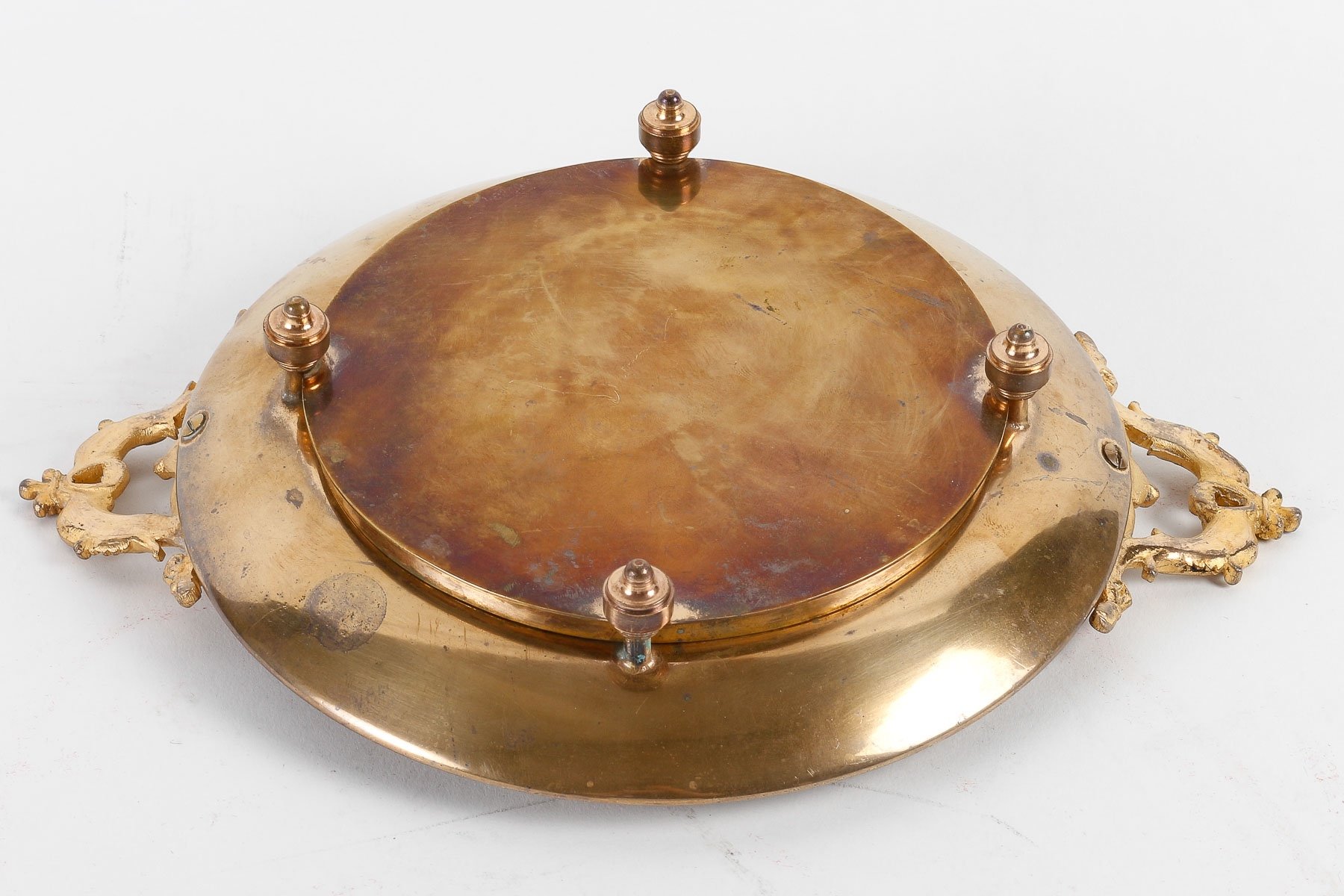 Belle coupe en bronze et émail cloisonné fin du XIXe siècle — 7